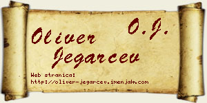 Oliver Jegarčev vizit kartica